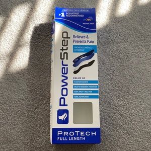 Part 1005–0 1 h power step natural arch size 11-11.5 new made in USA orthotics